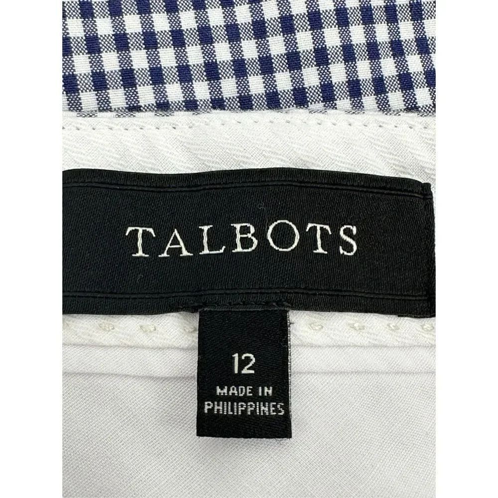 Talbots checkered pants size 12 - Picture 7 of 10